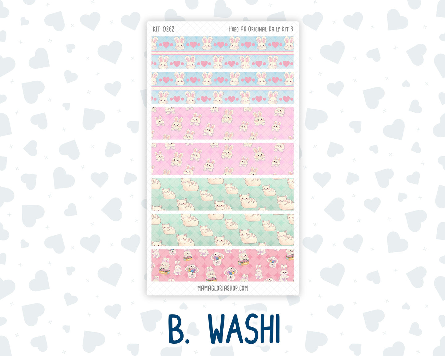 Kit 0262 - A6 Hobonichi Original - Daily Kit - April - Spring Puffs