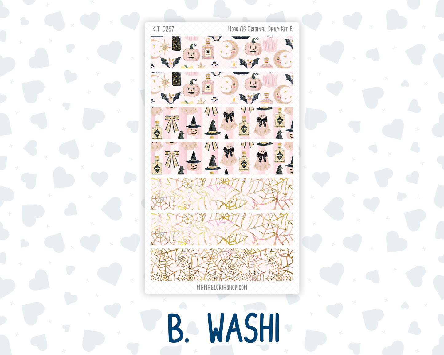 Kit 0297 - A6 Hobonichi Original - Daily Kit - October - Pink Spell