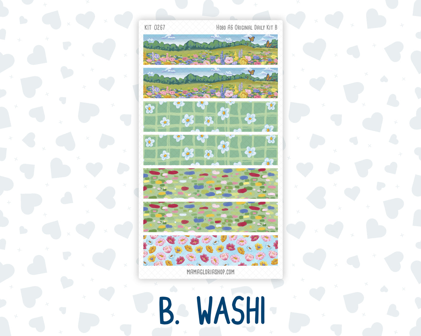 Kit 0267 - A6 Hobonichi Original - Daily Kit - May - Flowers For Mama