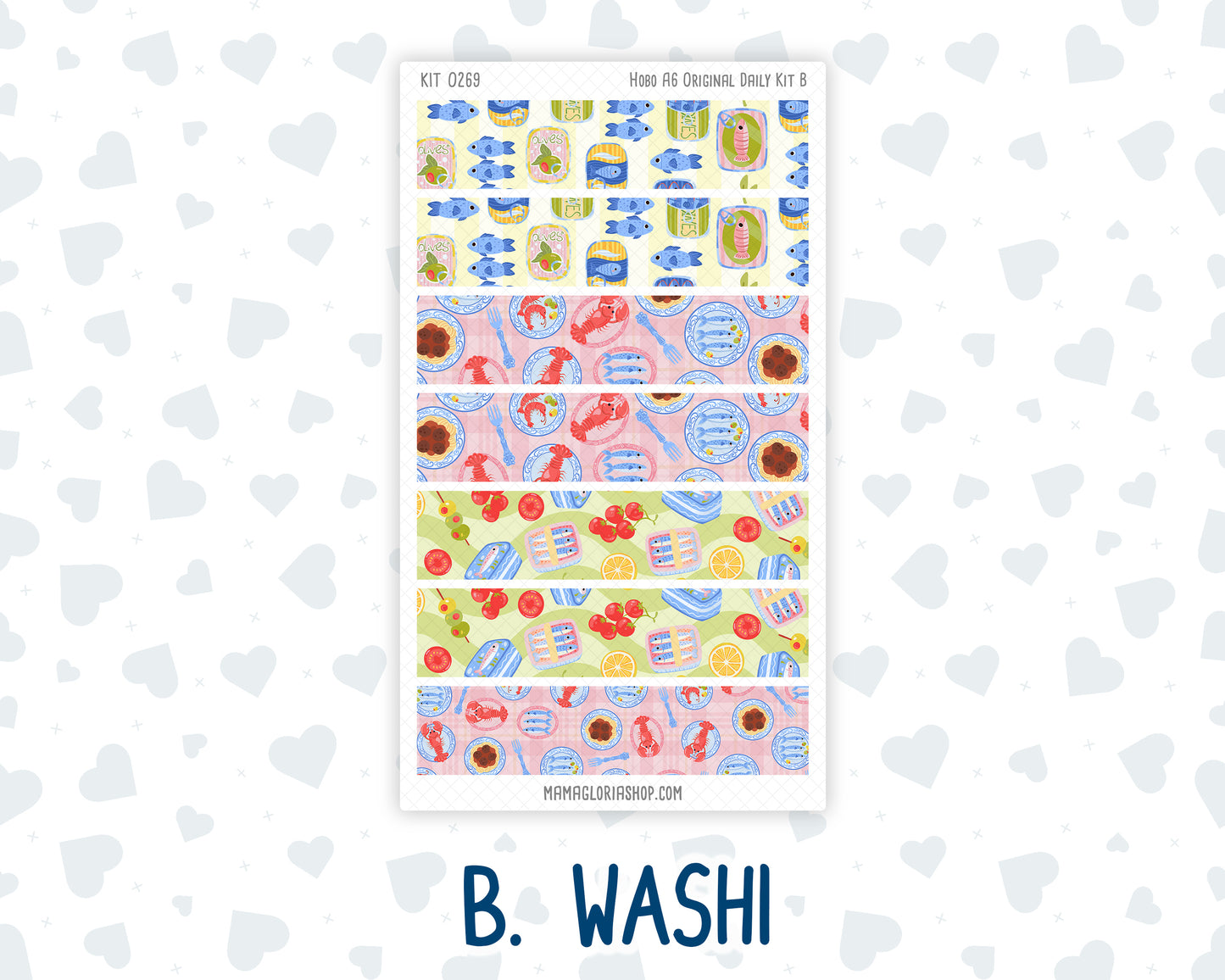 Kit 0269 - A6 Hobonichi Original - Daily Kit - June - Dolce Mare