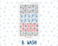 Kit 0270 - A6 Hobonichi Original - Daily Kit - June - Beachside Bliss