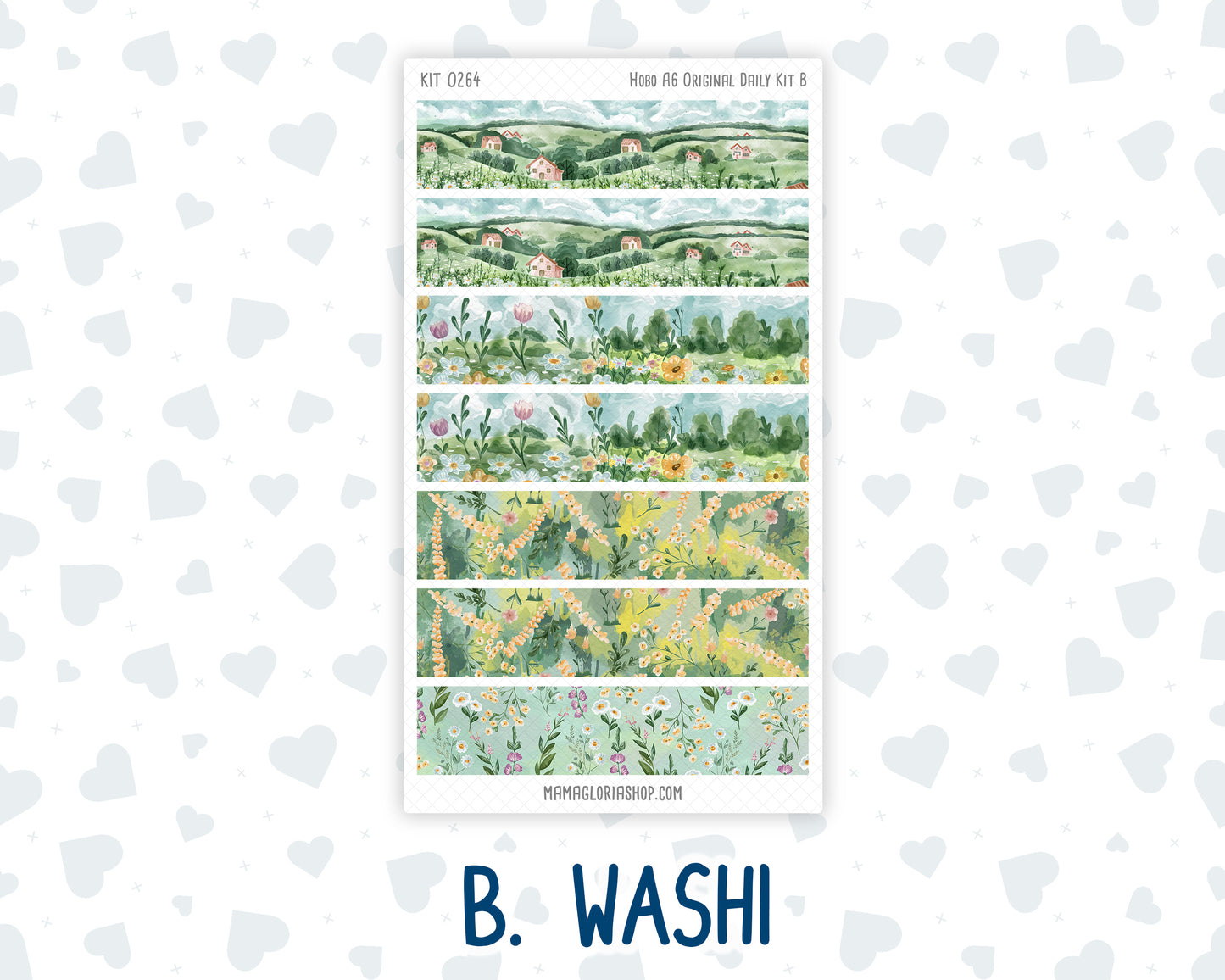 Kit 0264 - A6 Hobonichi Original - Daily Kit - May - Spring Walk