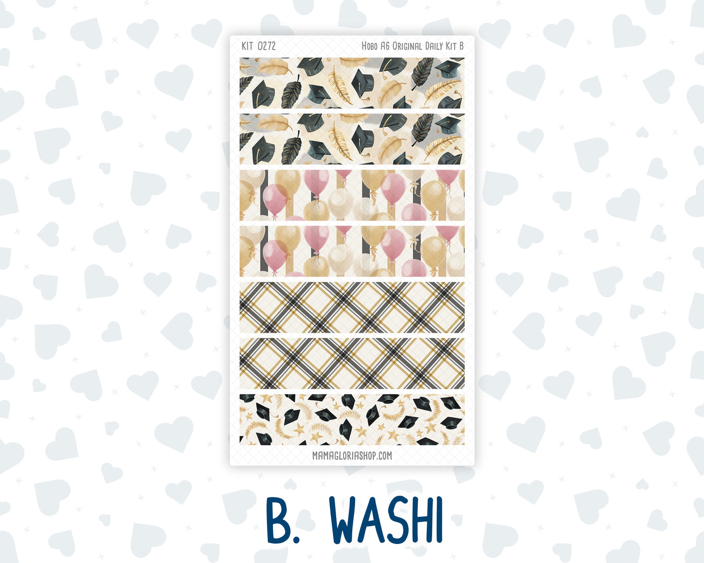 Kit 0272 - A6 Hobonichi Original - Daily Kit - May - Graduation