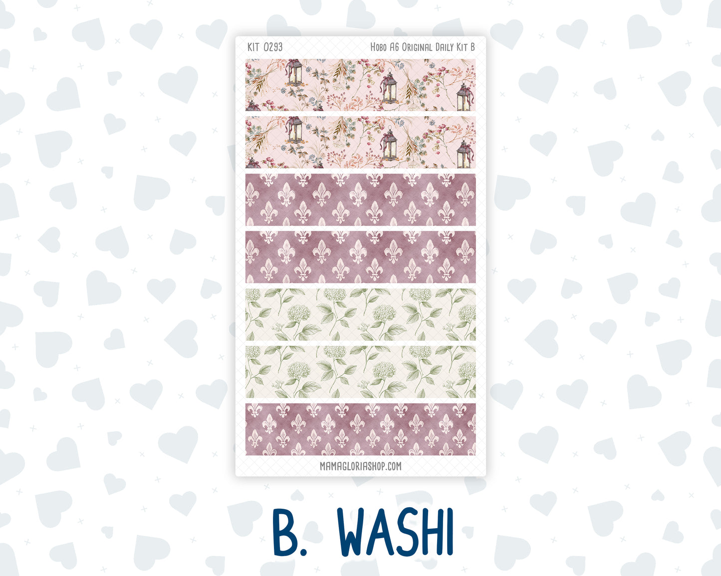 Kit 0293 - A6 Hobonichi Original - Daily Kit - September - Fleur de Provence