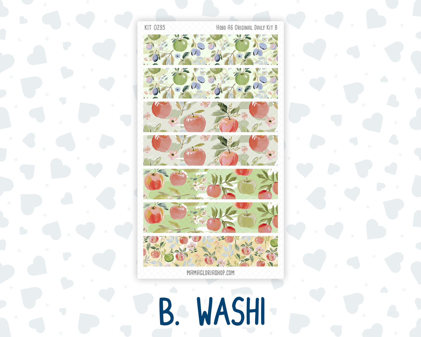 Kit 0295 - A6 Hobonichi Original - Daily Kit - September - Apple Harvest