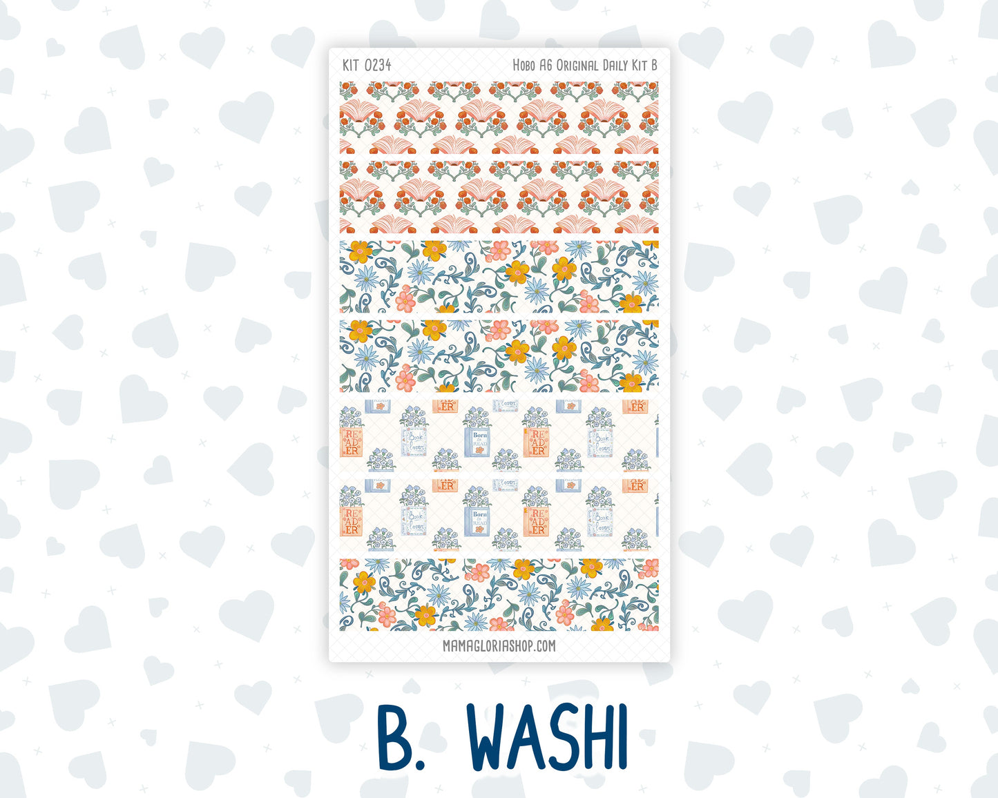 Kit 0234 - A6 Hobonichi Original - Daily Kit - September - REF - Kit 0234 – Reader’s Escape - September