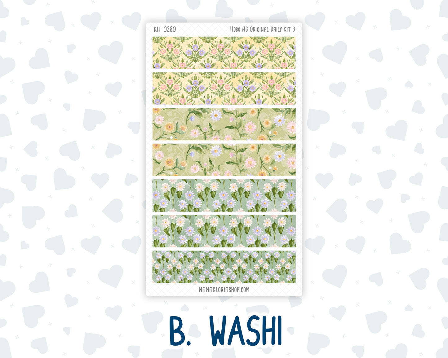 Kit 0280 - A6 Hobonichi Original - Daily Kit - Half Past Six In August