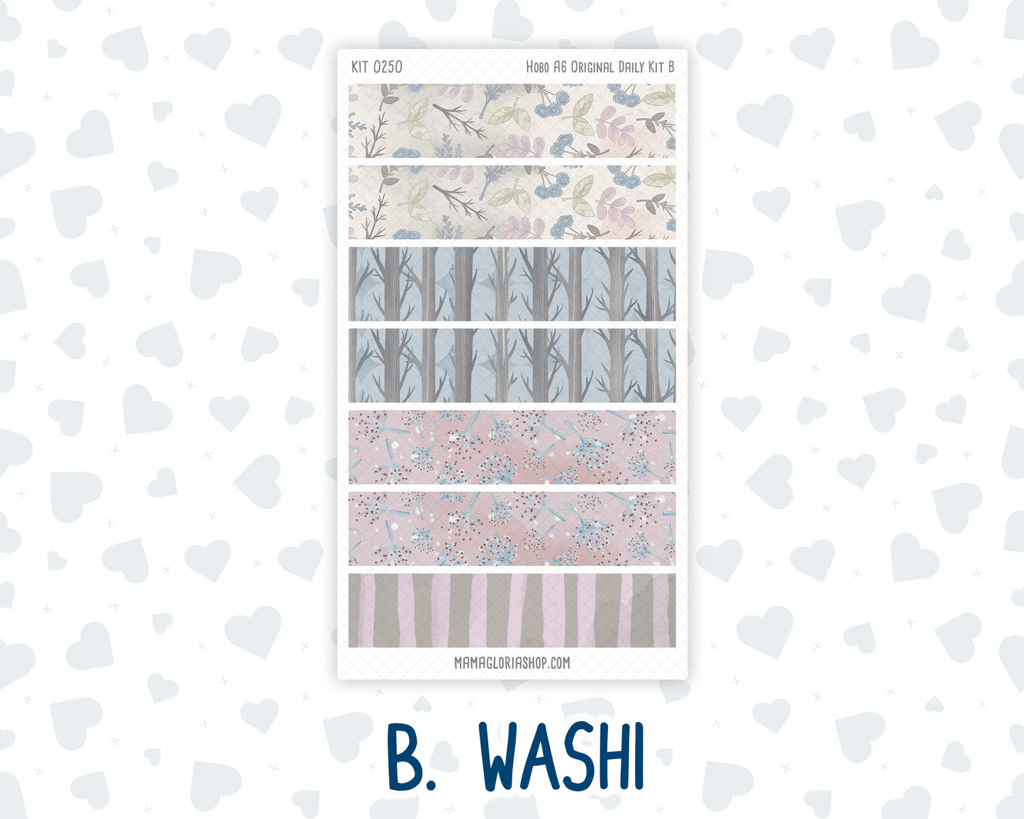 Kit 0250 - A6 Hobonichi Original - Daily Kit - Quiet January