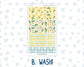 Kit 0227 - A6 Hobonichi Original - Daily Kit - July - Lemon Grove