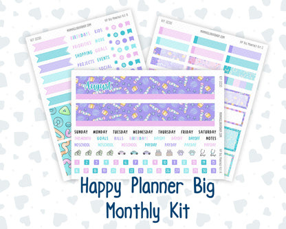 Kit 0230 - HP Big - Monthly Kit - August - School Daze - For Big Happy Planner