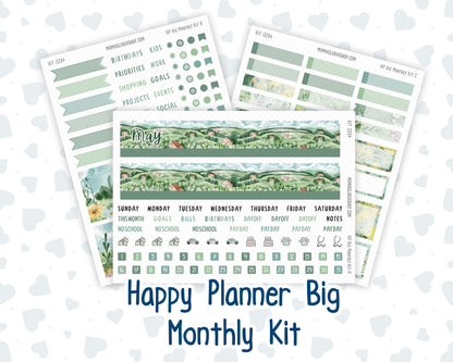 Kit 0264 - HP Big - Monthly Kit - May - Spring Walk - For Big Happy Planner