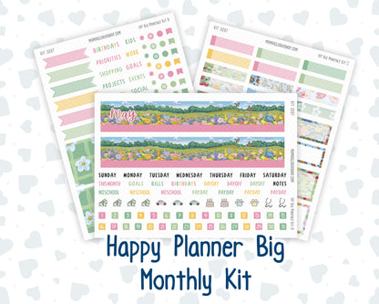 Kit 0267 - HP Big - Monthly Kit - May - Flowers For Mama - For Big Happy Planner