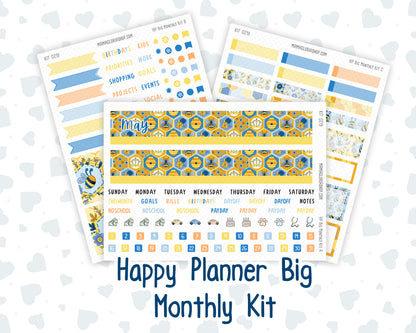 HP - Monthly - Kit 0219- Bee's Business - May - For Big Happy Planner