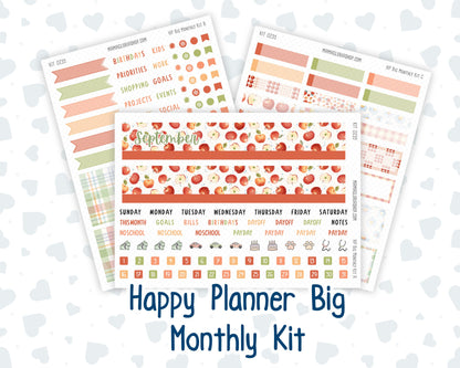 Kit 0235 - HP Big - Monthly Kit - September - Apple Orchard - For Big Happy Planner