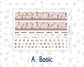 Kit 0293 - HP Big - Monthly Kit - September - Fleur de Provence - For Big Happy Planner