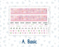 Kit 0253 - HP Big - Monthly Kit - February - Rosy Daydreams - For Big Happy Planner