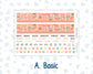 Kit 0278 - HP Big - Monthly Kit - August - Oops, All Peaches - For Big Happy Planner
