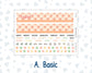 Kit 0228 - HP Big - Monthly Kit - August - Just Peachy - For Big Happy Planner