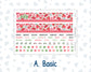Kit 0276 - HP Big - Monthly Kit - July - Melon Crush - For Big Happy Planner