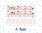 Kit 0297 - HP Big - Monthly Kit - October - Pink Spell - For Big Happy Planner