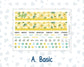 Kit 0227 - HP Big - Monthly Kit - July - Lemon Grove - For Big Happy Planner