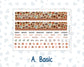 Kit 0296 - HP Big - Monthly Kit - September - Coffee Break - For Big Happy Planner