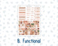 Kit 0296 - HP Big - Monthly Kit - September - Coffee Break - For Big Happy Planner
