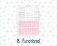 Kit 0262 - HP Big - Monthly Kit - April - Spring Puffs - For Big Happy Planner