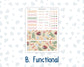 Kit 0259 - HP Big - Monthly Kit - March - Spring Garden Chores - For Big Happy Planner
