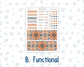 Kit 0237 - HP Big - Monthly Kit - October - Forest Folk - For Big Happy Planner