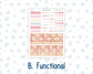 Kit 0254 - HP Big - Monthly Kit - February - Valentine Village - For Big Happy Planner