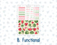 Kit 0276 - HP Big - Monthly Kit - July - Melon Crush - For Big Happy Planner