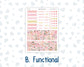 Kit 0294 - HP Big - Monthly Kit - September - Rosy Reveria - For Big Happy Planner