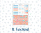 Kit 0268 - HP Big - Monthly Kit - June - Sea Sweeties - For Big Happy Planner