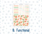 Kit 0228 - HP Big - Monthly Kit - August - Just Peachy - For Big Happy Planner