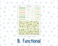 Kit 0256 - HP Big - Monthly Kit - March - Froggy Luck - For Big Happy Planner