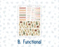 Kit 0298 - HP Big - Monthly Kit - October - Velvet Bloom - For Big Happy Planner