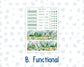 Kit 0264 - HP Big - Monthly Kit - May - Spring Walk - For Big Happy Planner
