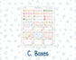 Kit 0259 - HP Big - Monthly Kit - March - Spring Garden Chores - For Big Happy Planner