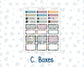 Kit 0304 - HP Big - Monthly Kit - November - Autumn In Bloom - For Big Happy Planner