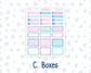 Kit 0230 - HP Big - Monthly Kit - August - School Daze - For Big Happy Planner