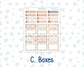 Kit 0237 - HP Big - Monthly Kit - October - Forest Folk - For Big Happy Planner
