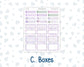 Kit 0263 - HP Big - Monthly Kit - April - Lavender Drift - For Big Happy Planner