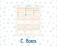 Kit 0228 - HP Big - Monthly Kit - August - Just Peachy - For Big Happy Planner