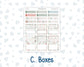 Kit 0245 - HP Big - Monthly Kit - December - Vintage Christmas - For Big Happy Planner