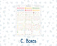 Kit 0260 - HP Big - Monthly Kit - April - Pastel Egg Hunt - For Big Happy Planner