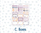 Kit 0236 - HP Big - Monthly Kit - October - Sweet & Spooky - For Big Happy Planner