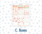 Kit 0235 - HP Big - Monthly Kit - September - Apple Orchard - For Big Happy Planner