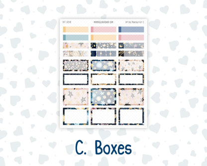 Kit 0248 - HP Big - Monthly Kit - January - Midnight Countdown - For Big Happy Planner