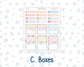 Kit 0270 - HP Big - Monthly Kit - June - Beachside Bliss - For Big Happy Planner